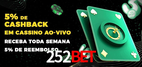 Promoções do cassino ao Vivo 252BET
